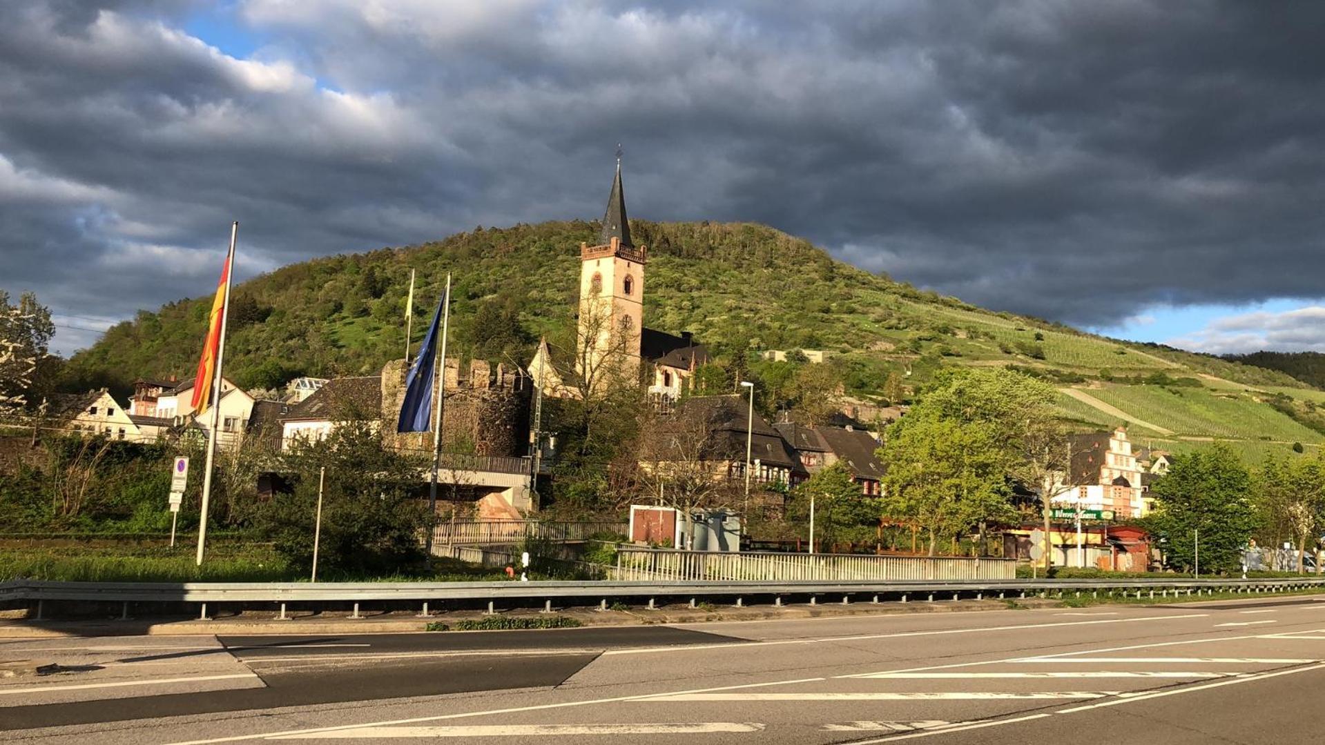 Rheinliebe Bistro Und Pension ロルヒ・アム・ライン エクステリア 写真